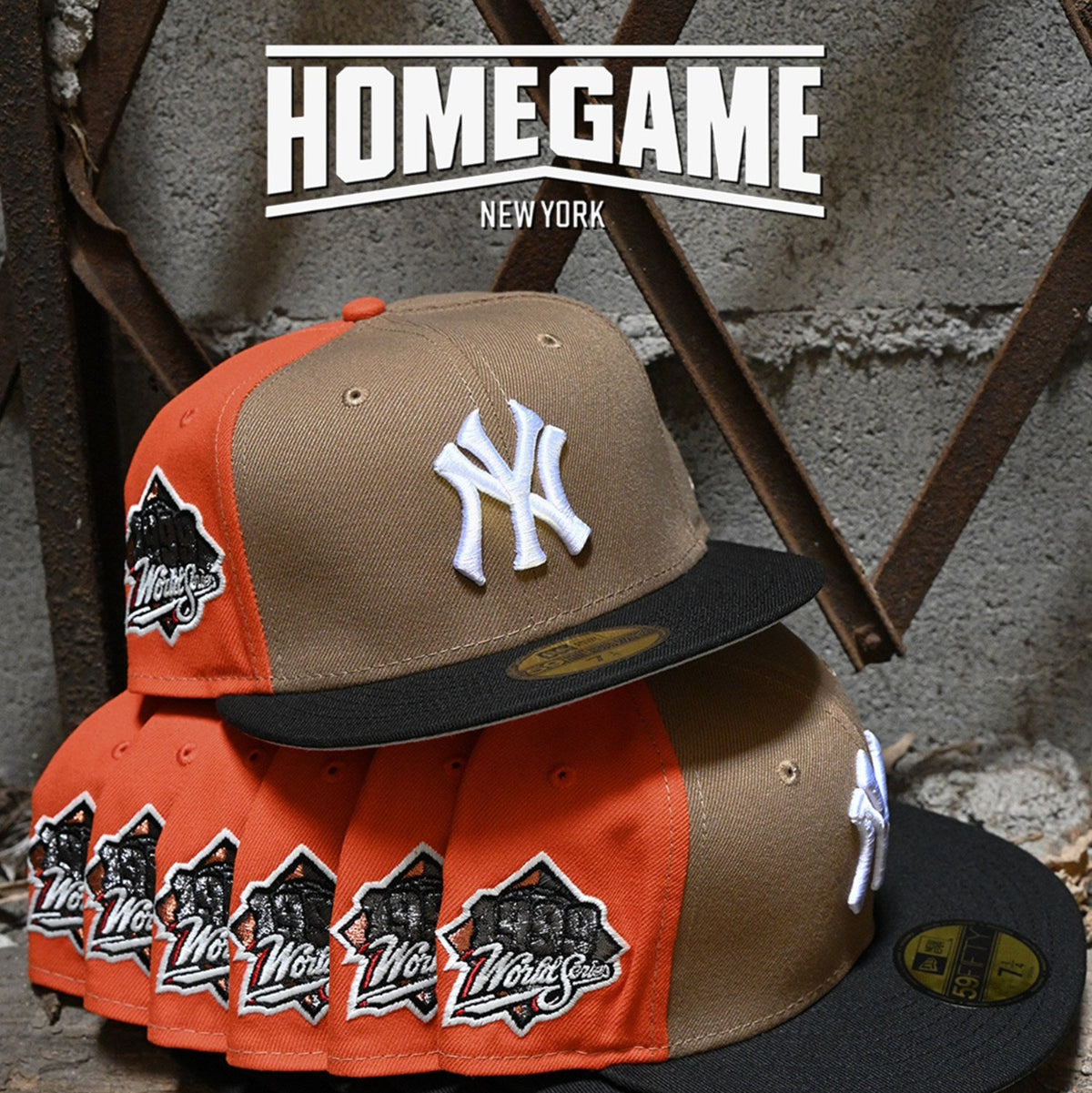 NEW ERA New York Yankees - 59Fifty 1999 World Series Camel/Orange/Black