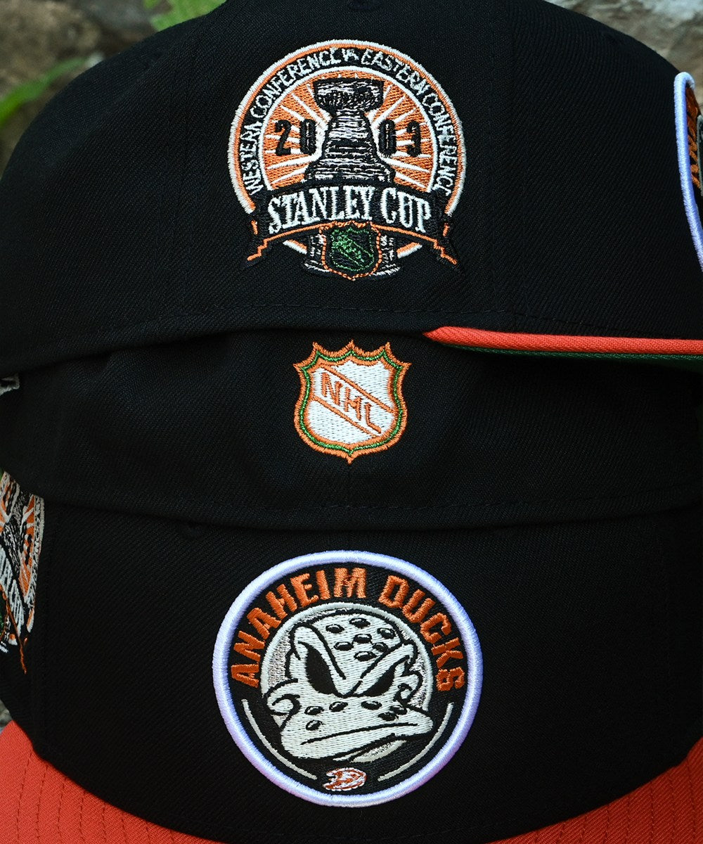 NEW ERA - Anaheim Ducks 59Fifty 2003 Stanley Cup Black/Orange