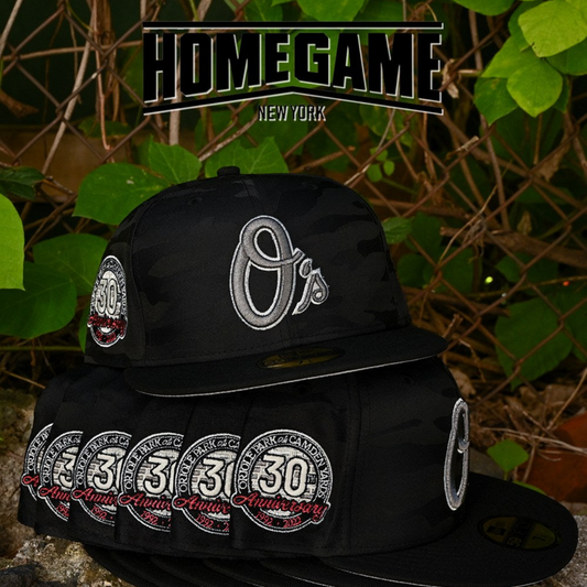 NEW ERA - Baltimore Orioles 59Fifty 30th Anniversary Black Camo/Black