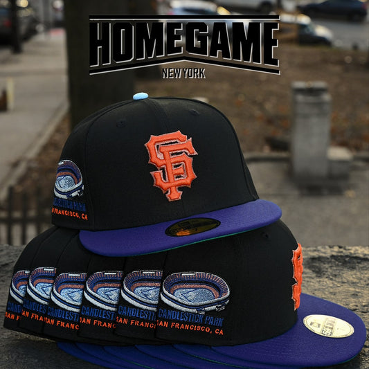 NEW ERA - San Francisco Giants 59Fifty Candlestick Park Black/Dark Royal