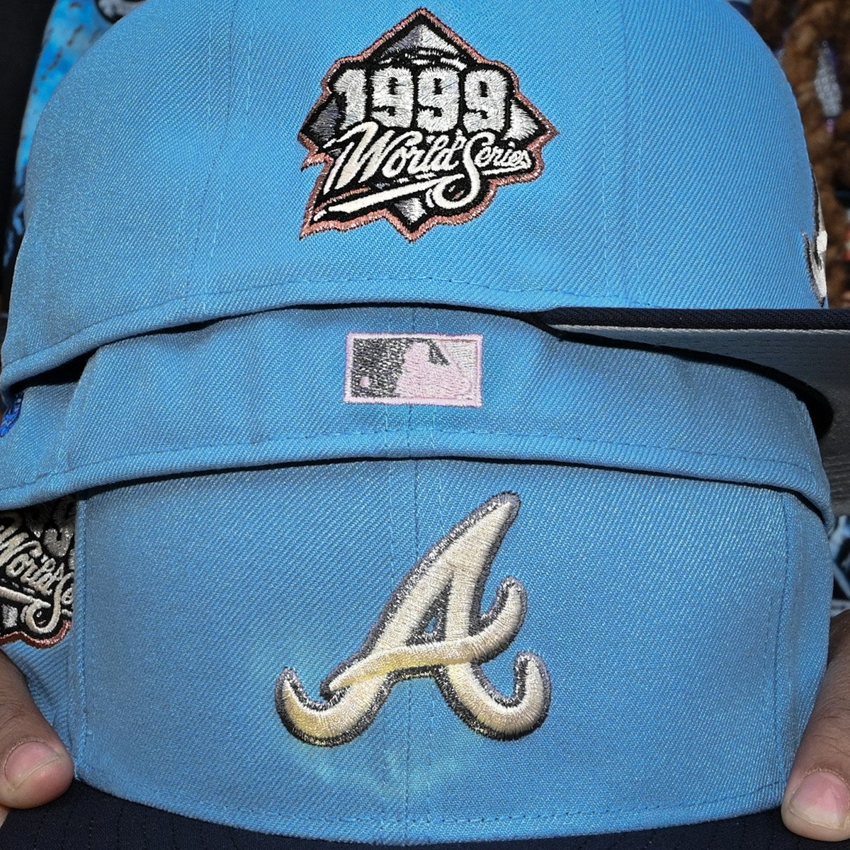 NEW ERA - Atlanta Braves 59Fifty 1999 World Series Sky Blue/Navy
