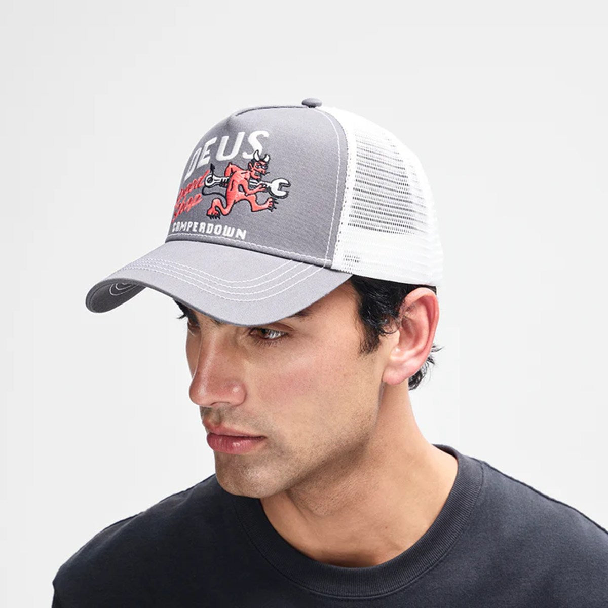 DEUS EX MACHINA - Dogleg Trucker Dark Grey 【D261MHA336】