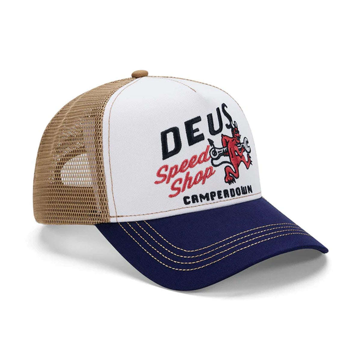 DEUS EX MACHINA - Dogleg Trucker Dirty White 【D261MHA336】