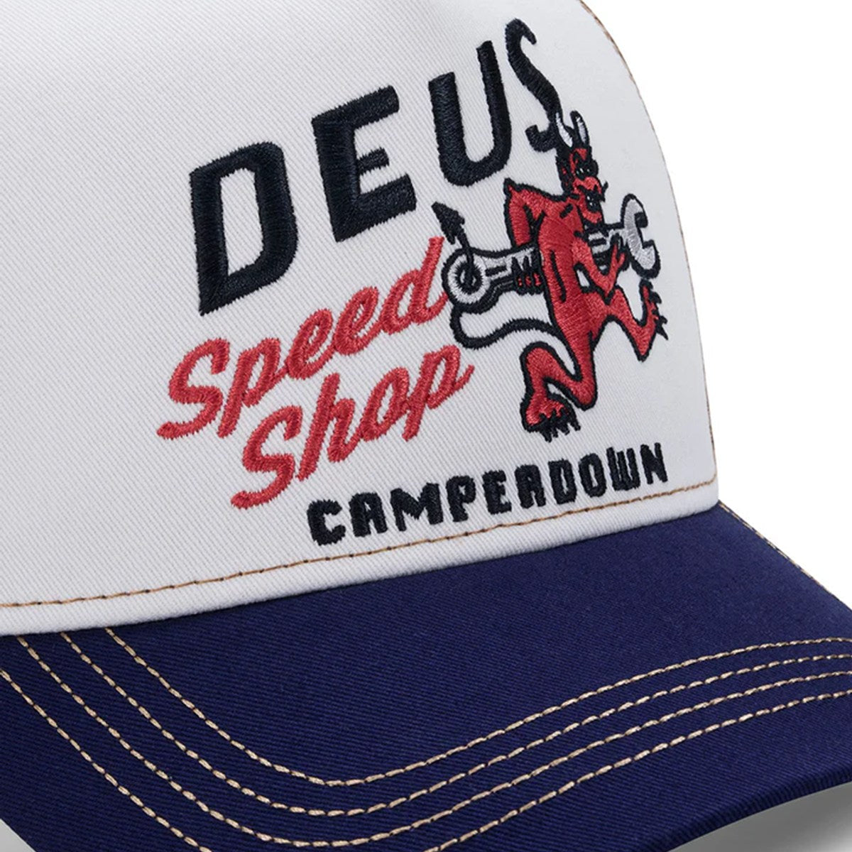 DEUS EX MACHINA - Dogleg Trucker Dirty White 【D261MHA336】