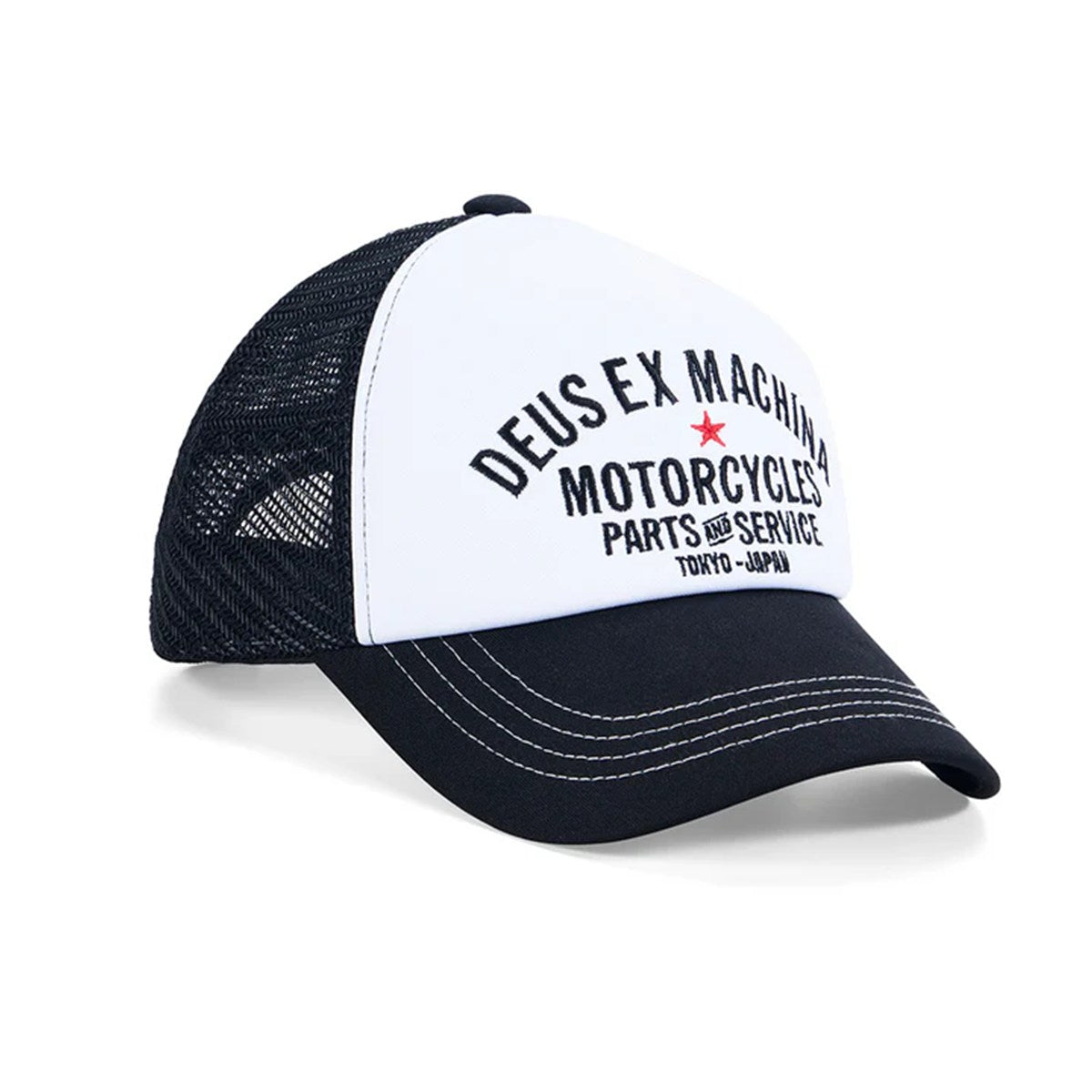 DEUS EX MACHINA - Tokyo Original Address Trucker Black 【D261UHA030】