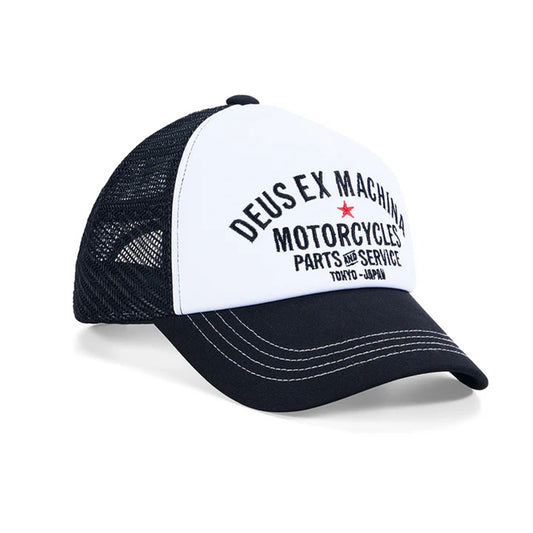 DEUS EX MACHINA - Tokyo Original Address Trucker Black 【D261UHA030】