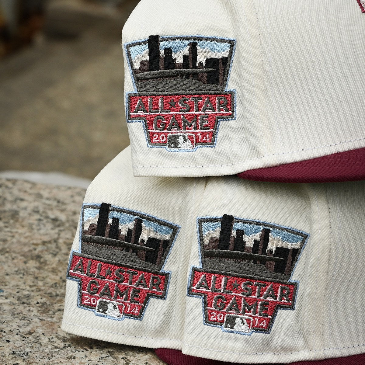 NEW ERA - Minnesota Twins 59Fifty 2014 All Star Game Chrome White/Burgundy