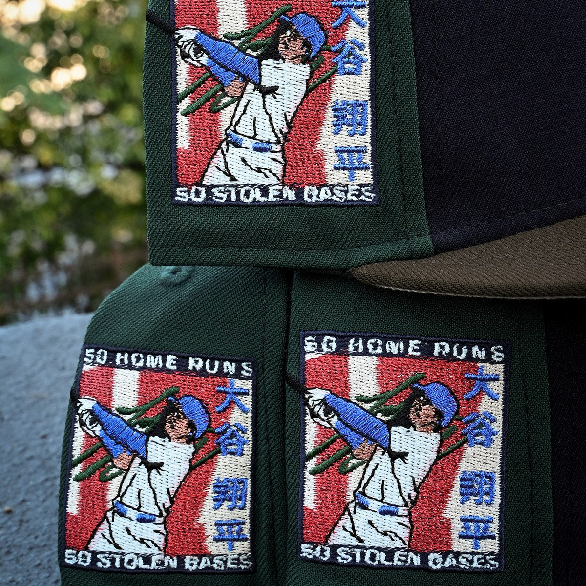 NEW ERA - Los Angeles Dodgers Shohei Ohtani 59FIFTY Navy/Dark Green/Walnut