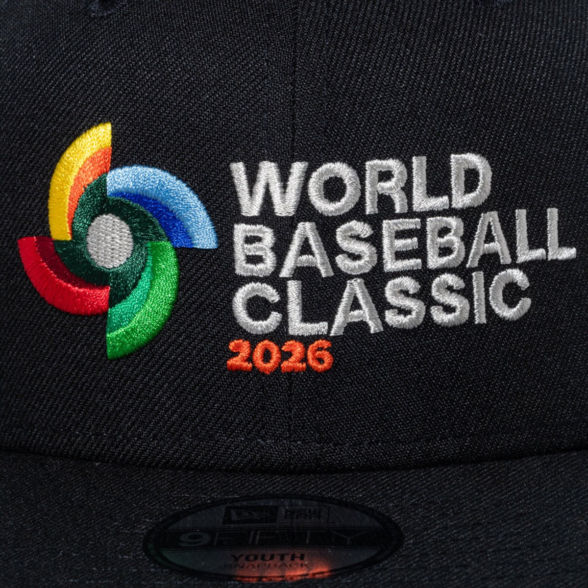 NEW ERA - 9FIFTY World Baseball Classic WBC LOGO BLACK/MULTI