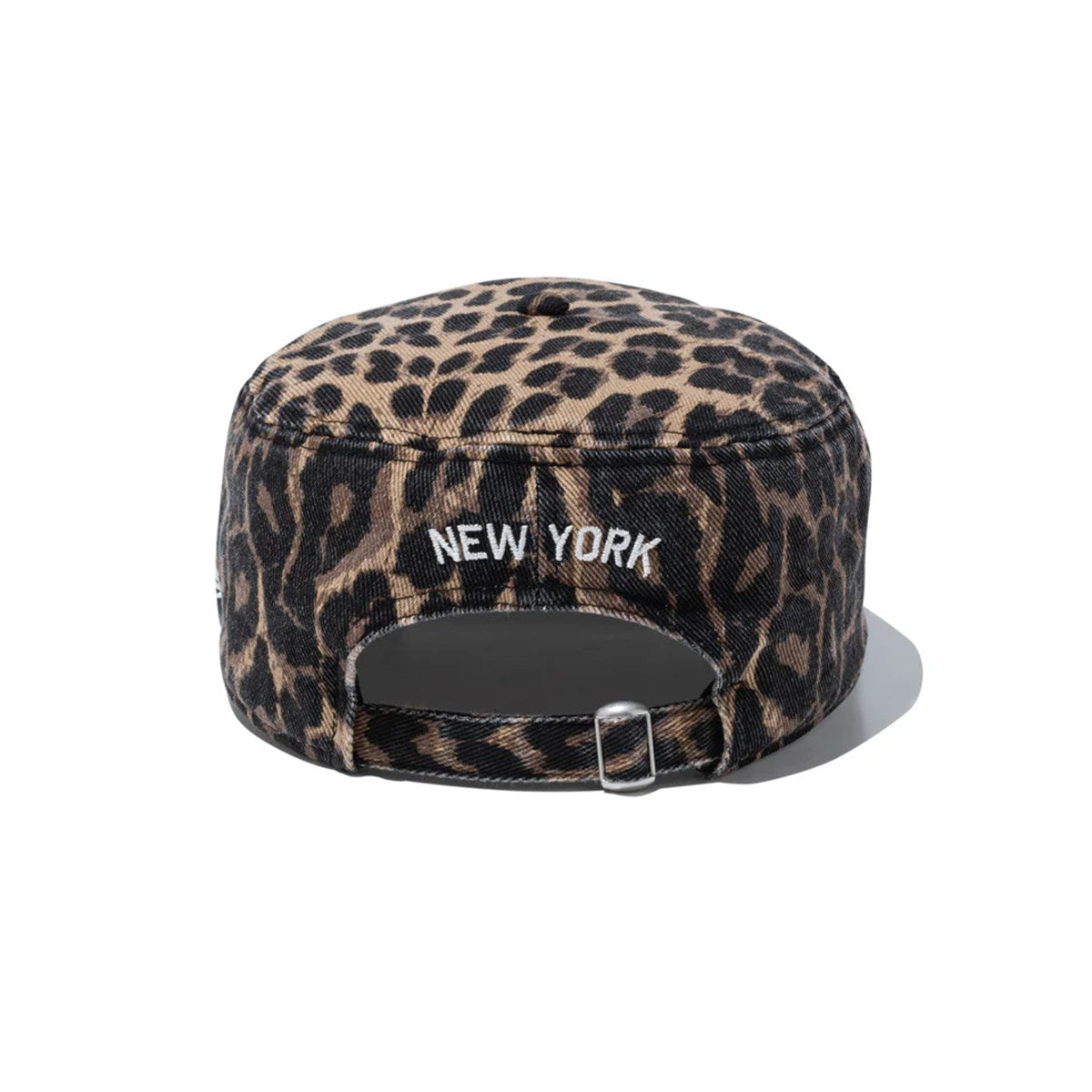 6crayon レオパード　ピルボックスキャップ NEWERA（ニューエラ）“Pillbox アジャスタブル ニューヨーク