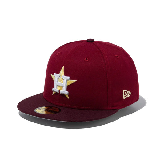NEW ERA Houston Astros - 59FIFTY National Flag CARDINAL/MAROON【15087752】