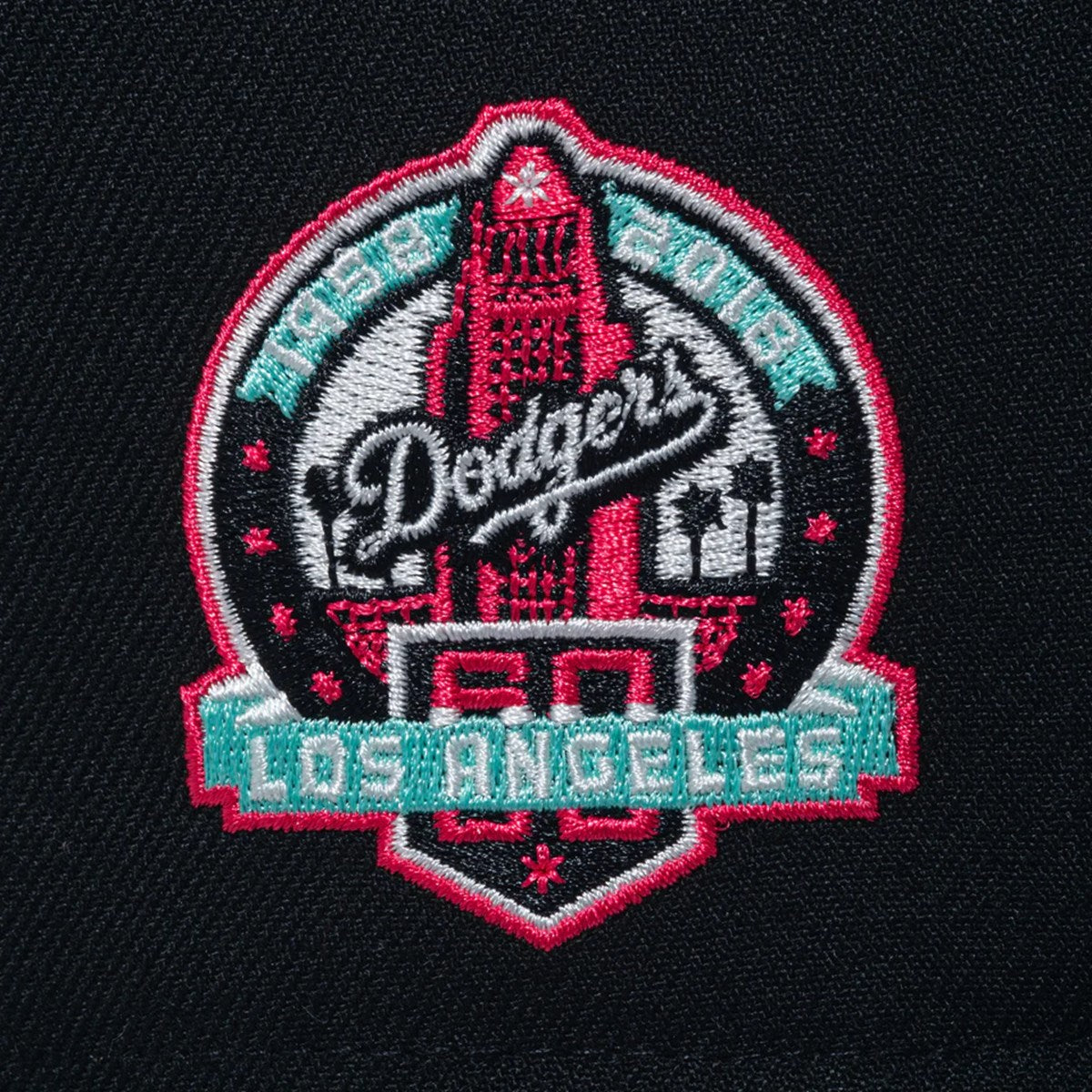 NEW ERA Los Angeles Dodgers - 59FIFTY Miami Beach BLACK/RED【15087759】