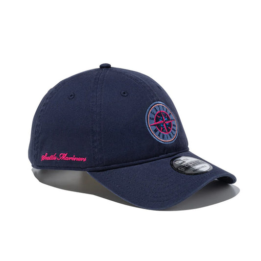 NEW ERA - Seattle Mariners 9FORTY UNST Strawberry Moon NIGHT SHIFT NAVY 【15132639】