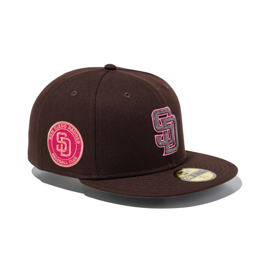NEW ERA - San Diego Padres 59FIFTY Strawberry Moon BURNT WOOD【15132682】