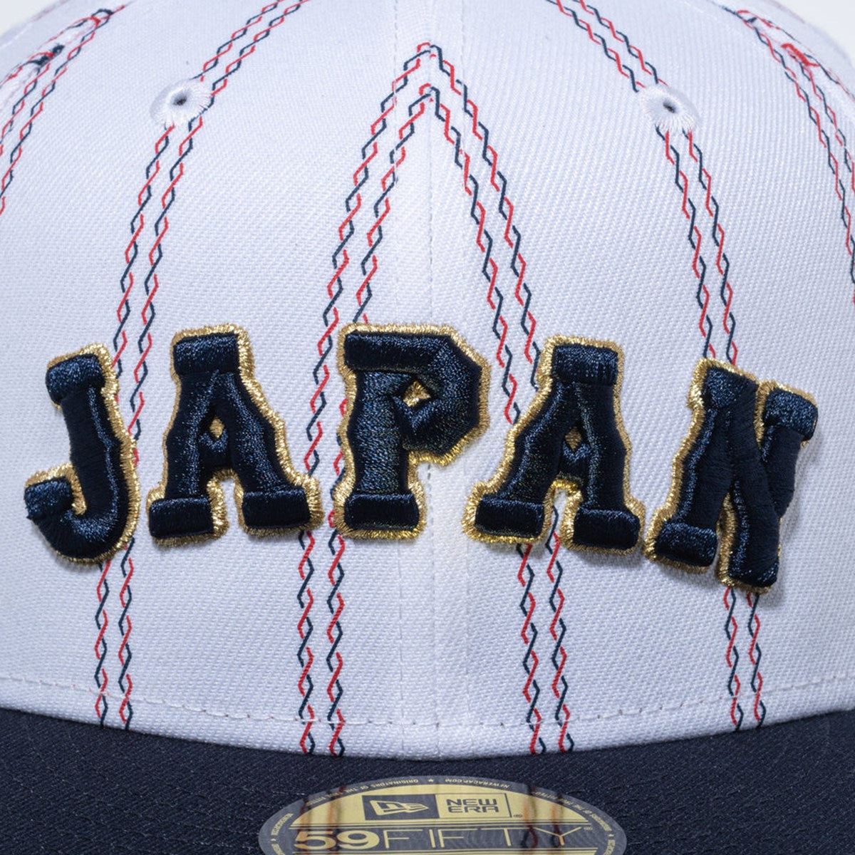 NEW ERA - 59FIFTY World Baseball Classic JAPAN LOGO MUSO STRIPE WHITE/NAVY 【14958117】