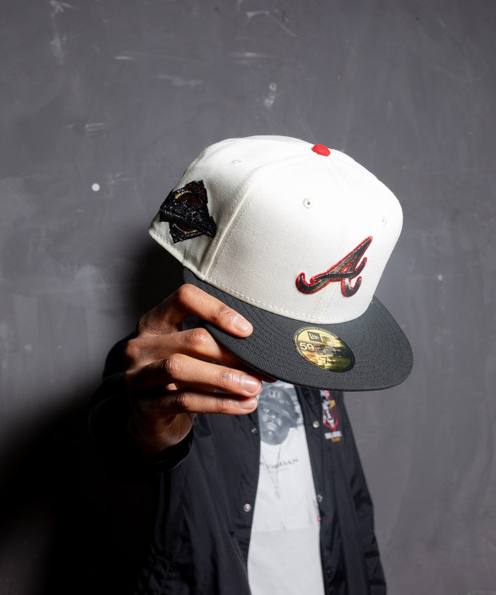NEW ERA - Atlanta Braves 59Fifty 1992 World Series Chrome White