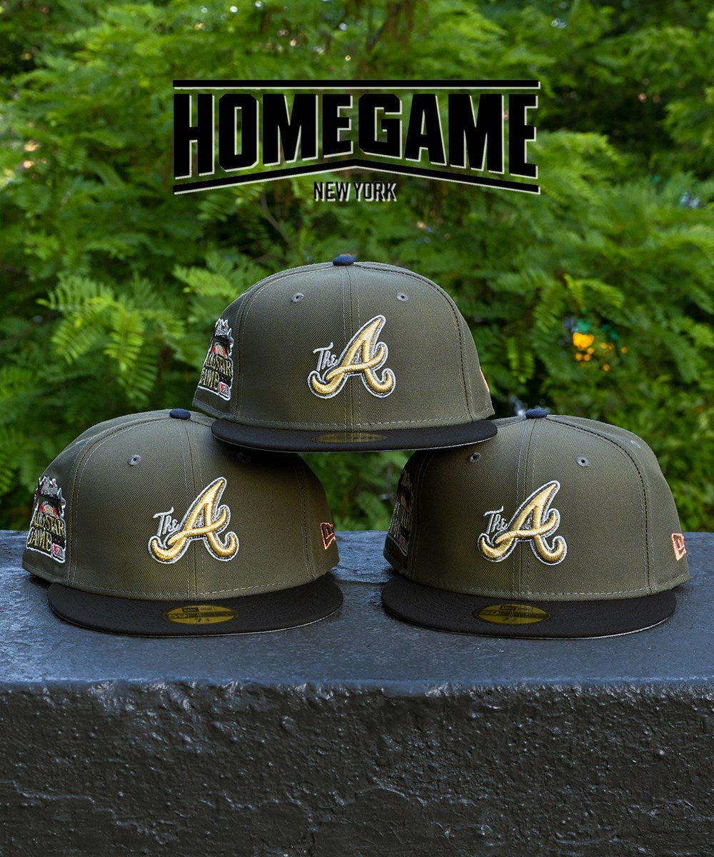 NEW ERA - Atlanta Braves 2000 All Star Game 59fIFTY Olive/Black