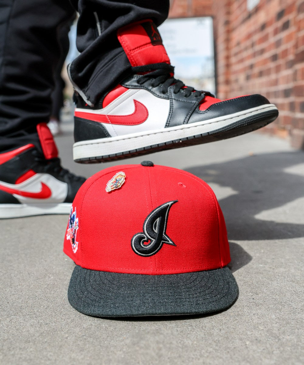 NEW ERA - Cleveland Indians 59Fifty American League Scarlet
