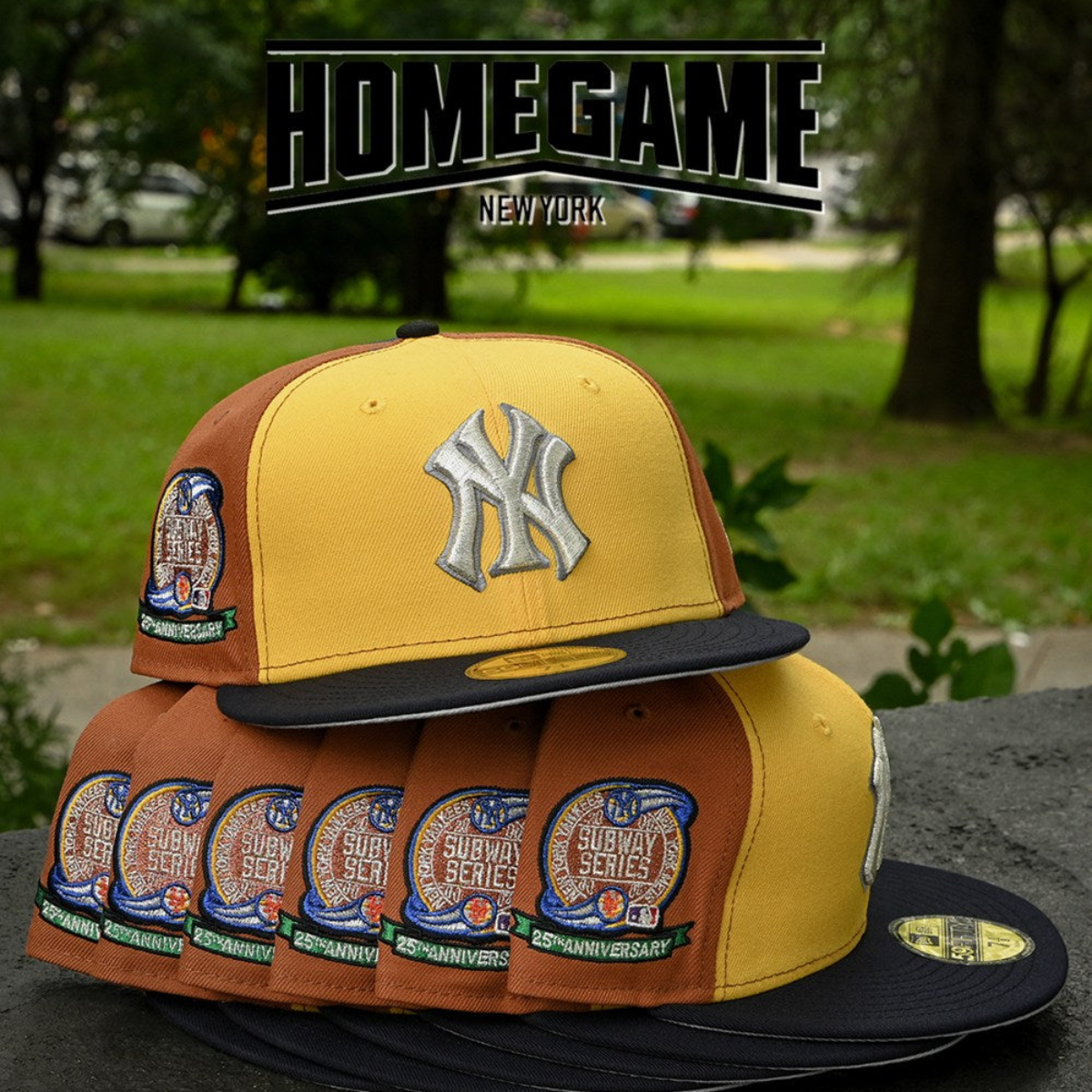 NEW ERA - New York Yankees 59Fifty 25th Anniversary A Gold/Brown/Navy