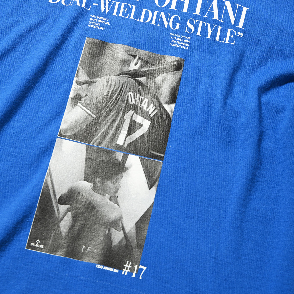 大谷翔平 Shohei Ohtani - OHTANI TEE #2 Tシャツ WHITE,BLUE【HG240117】