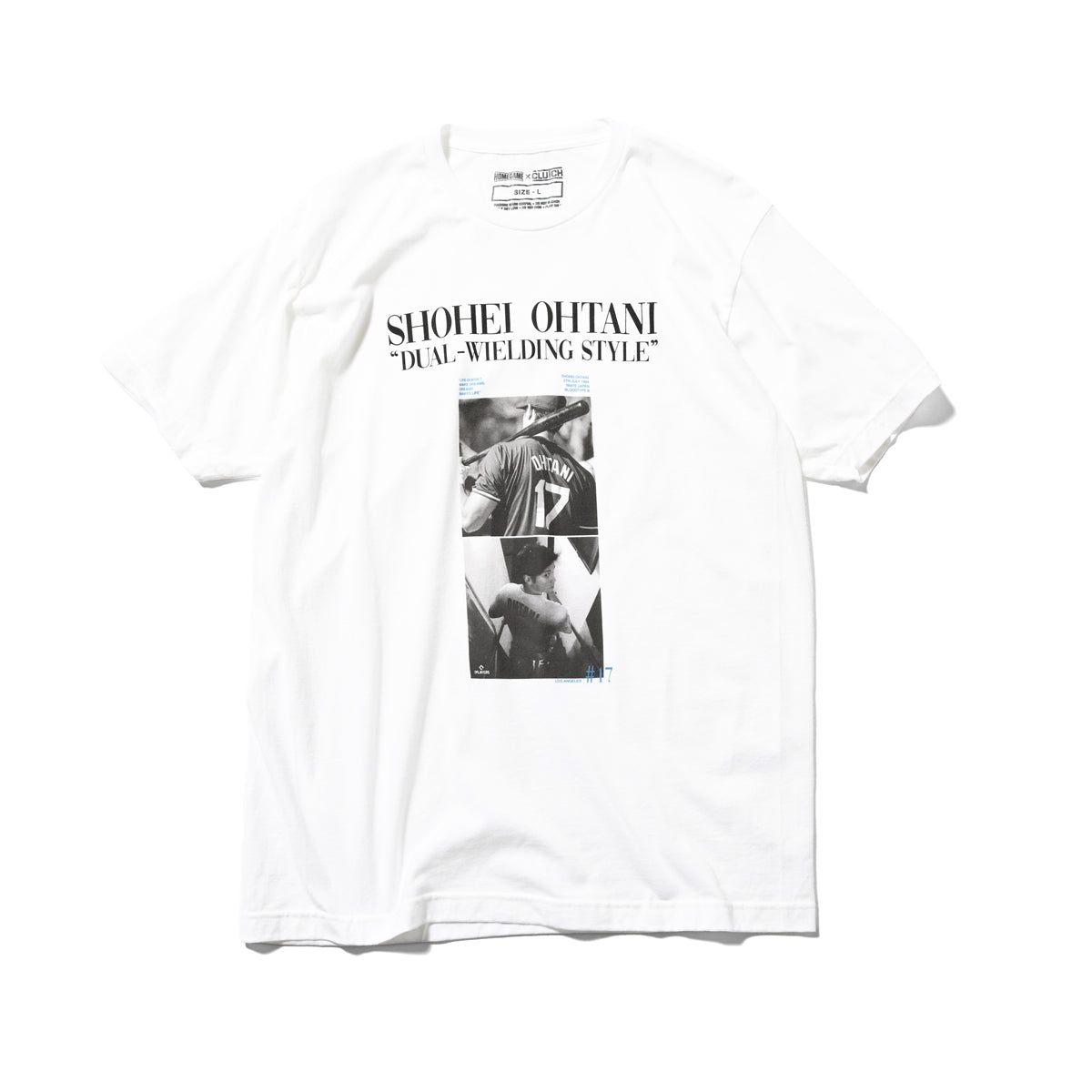 大谷翔平 Shohei Ohtani - OHTANI TEE #2 Tシャツ WHITE,BLUE【HG240117】