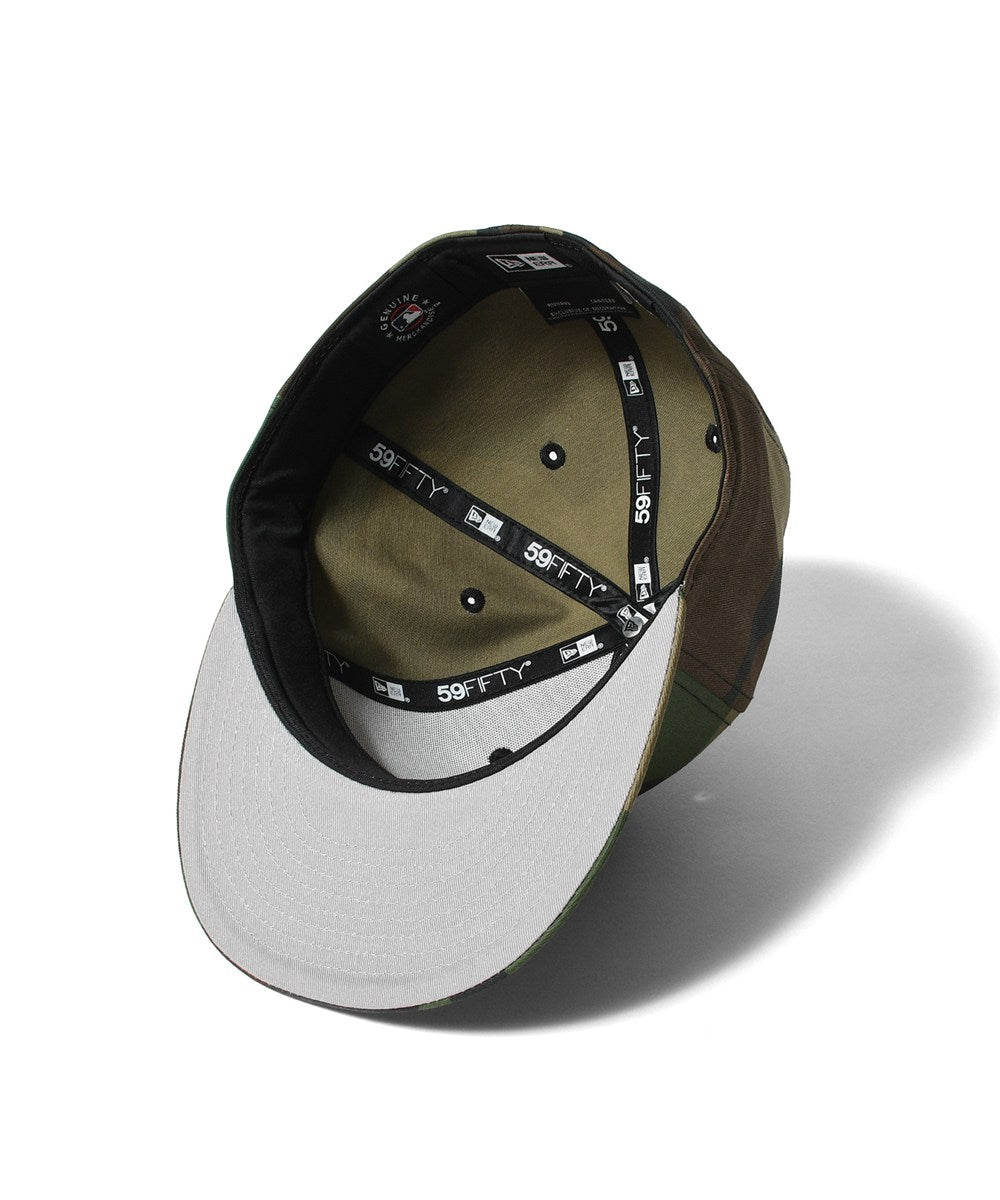 NEW ERA - NEW YORK YANKEES CO KANJI 59FIFTY WOODLAND CAMO 【71092295】