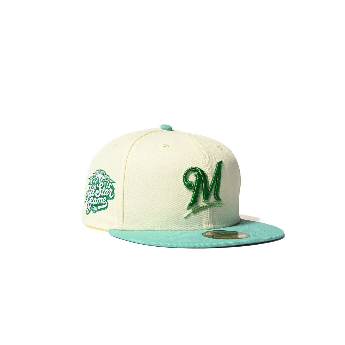 NEW ERA MILWAUKEE BREWERS - 59FIFTY CO 2002 ASG  CHROME/MINT 【70895698】