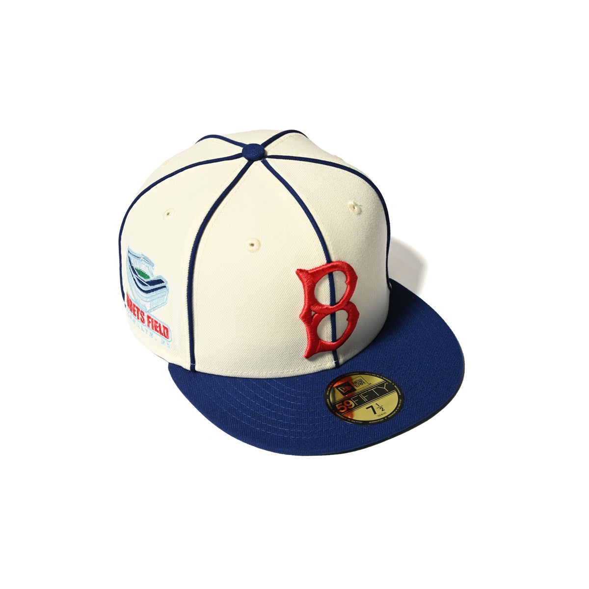 NEW ERA BROOKLYN DODGERS - 59FIFTY CO EBBETS FIELD CHROME/BLUE HB PACK 【70894917】