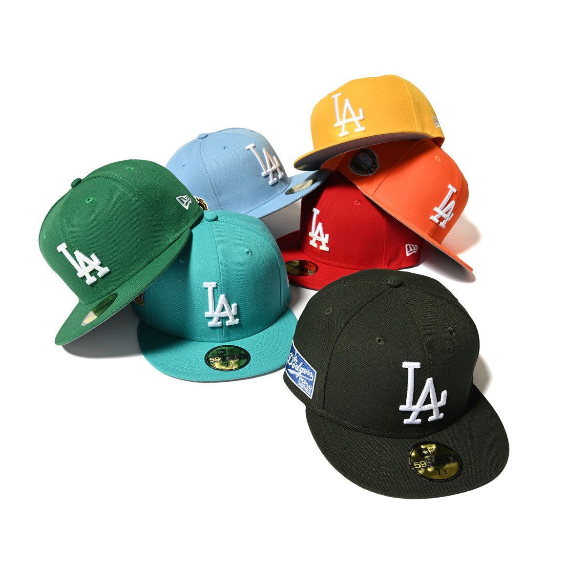 NEW ERA LOS ANGELES DODGERS - 59FIFTY CO VIVA LD KELLY GREEN