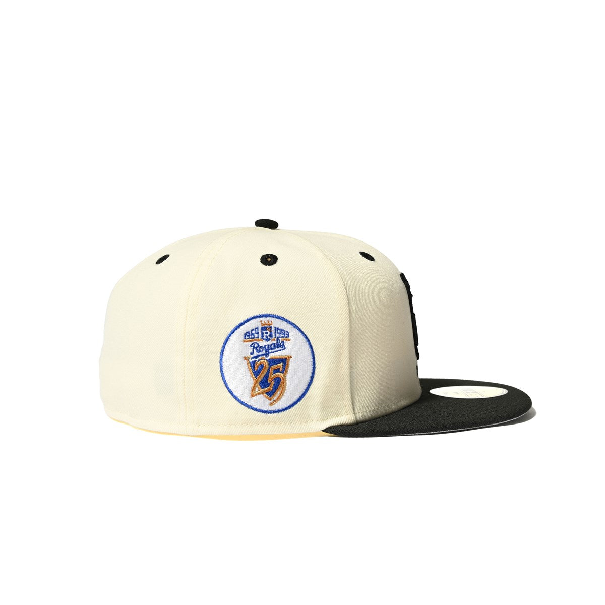 NEW ERA - 59FIFTY KANSAS CITY ROYALS CO 25TH ANV CHROME/BLACK【70894909】