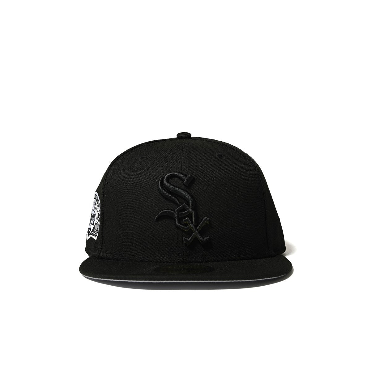 NEW ERA CHICAGO WHITE SOX - 59FIFTY CO COMISKEYPARK BLACK/UVGRY BLKOUT PACK 【70894894】