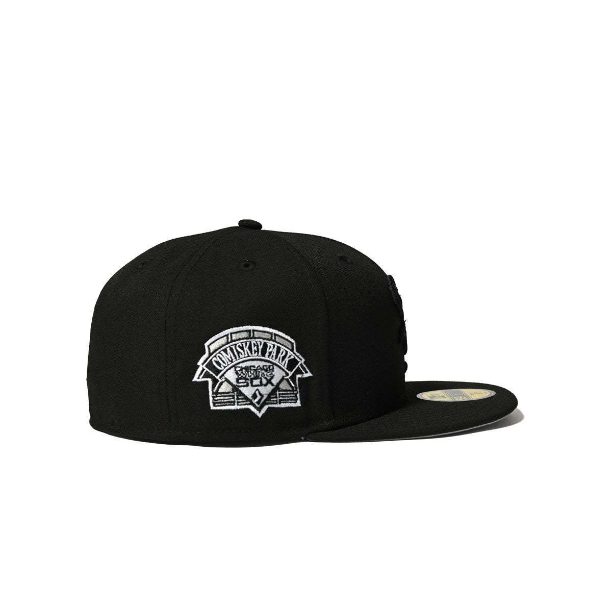 NEW ERA CHICAGO WHITE SOX - 59FIFTY CO COMISKEYPARK BLACK/UVGRY BLKOUT PACK 【70894894】