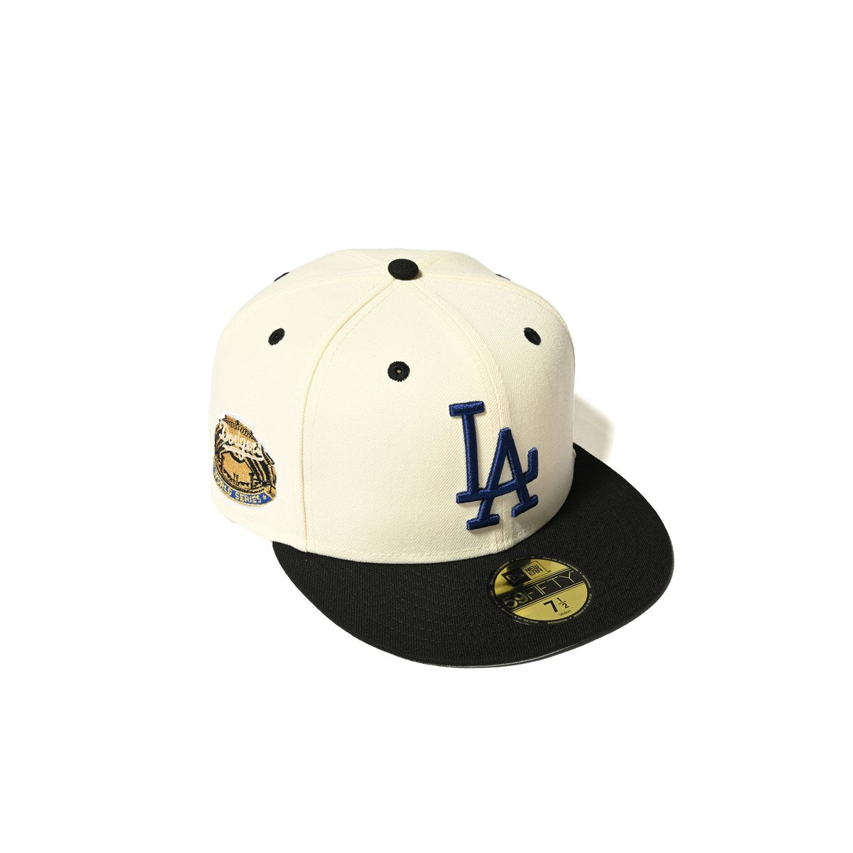 NEW ERA - 59FIFTY LOS ANGELES DODGERS CO1963 WS CHROME/BLACK【70894901】