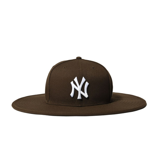 NEW ERA - LONG BRIM HAT NEW YORK YANKEES CO FITTED WALNUT【14518212】