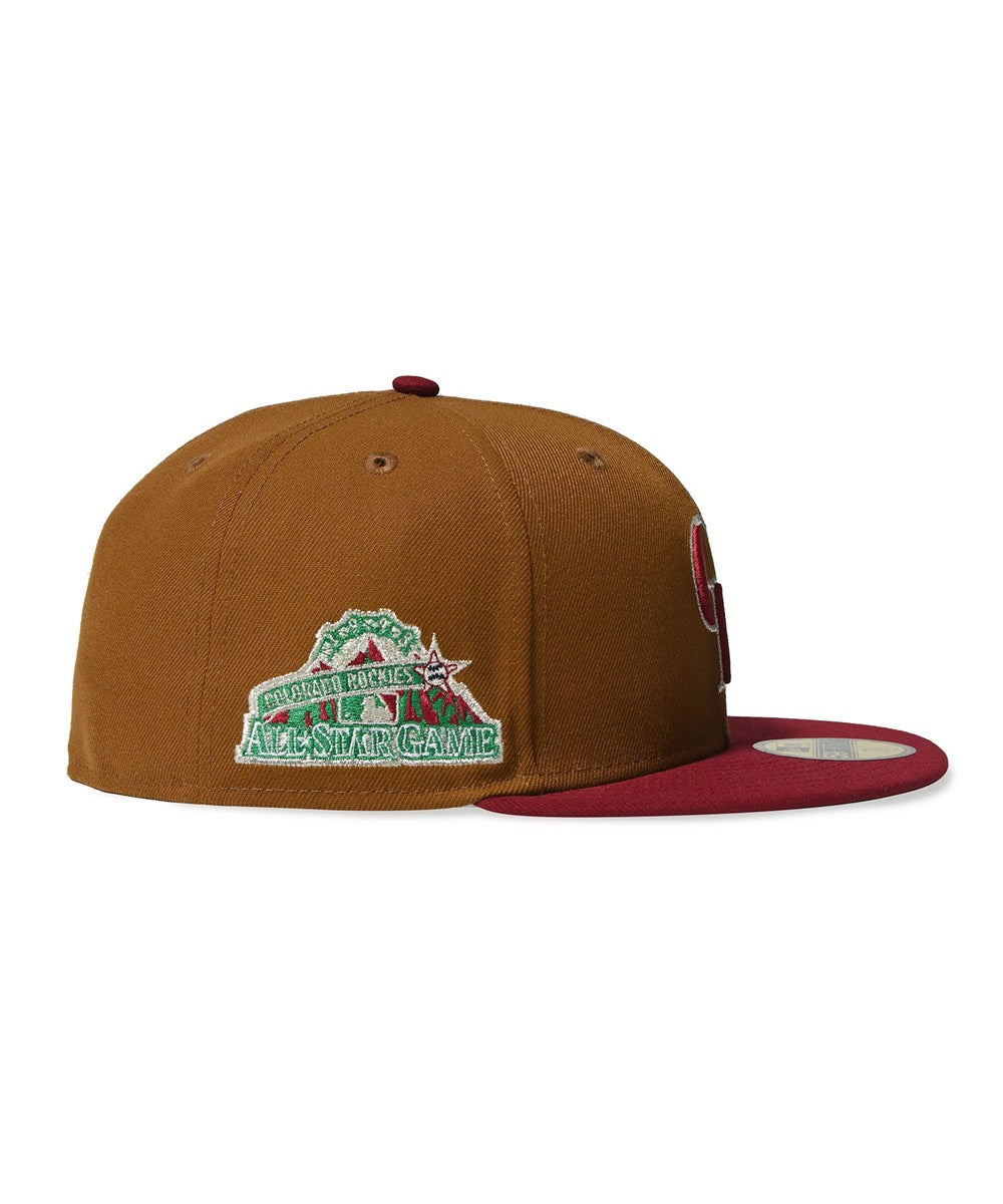 NEW ERA - COLORADO ROCKIES CO 1998 ASG 59FIFTY TOASTED PEANUT/CRDNL 【71021909】　