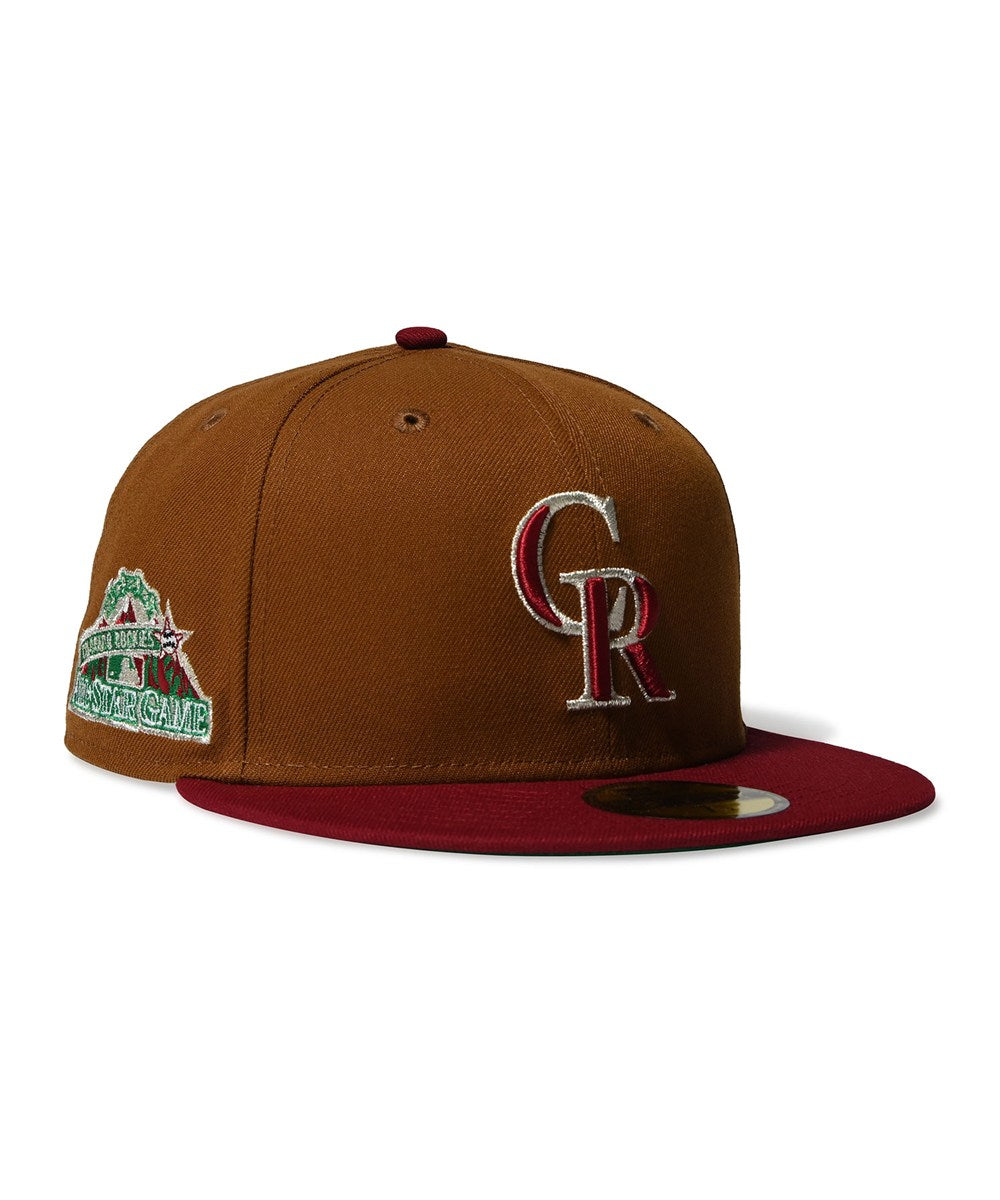 NEW ERA - COLORADO ROCKIES CO 1998 ASG 59FIFTY TOASTED PEANUT/CRDNL 【71021909】　