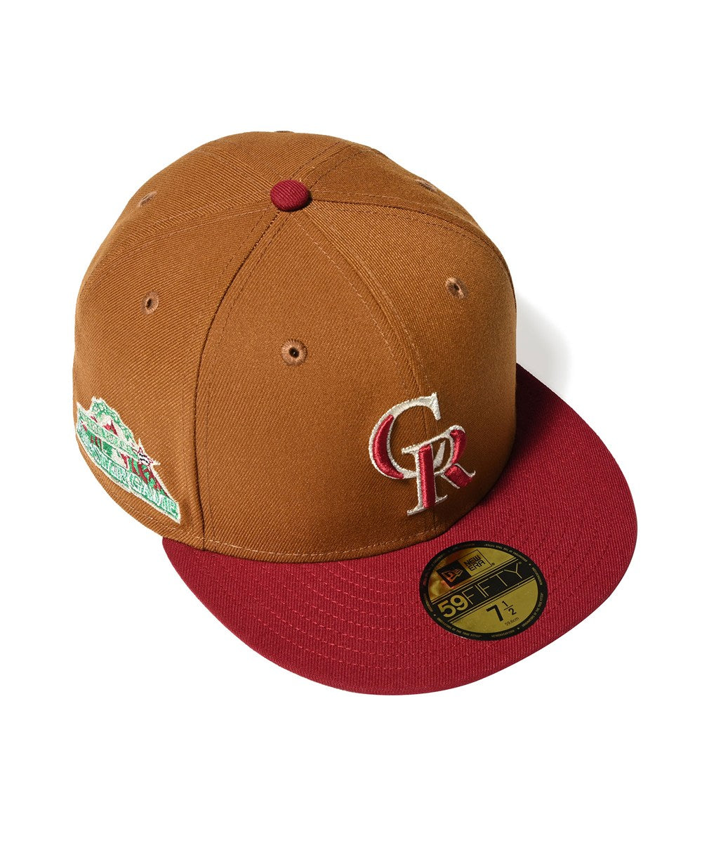 NEW ERA - COLORADO ROCKIES CO 1998 ASG 59FIFTY TOASTED PEANUT/CRDNL 【71021909】　