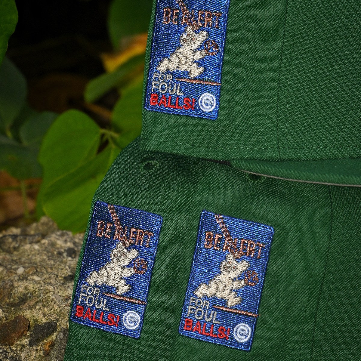 NEW ERA - Chicago Cubs CO 59Fifty BE ALERT FOR FOUL BALLS Green