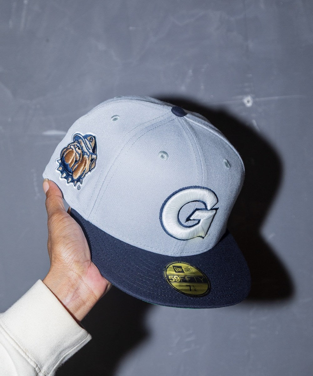 NEW ERA - Georgetown Hoyas Jack the Bulldog 59Fifty Misty Morning Gray/Navy