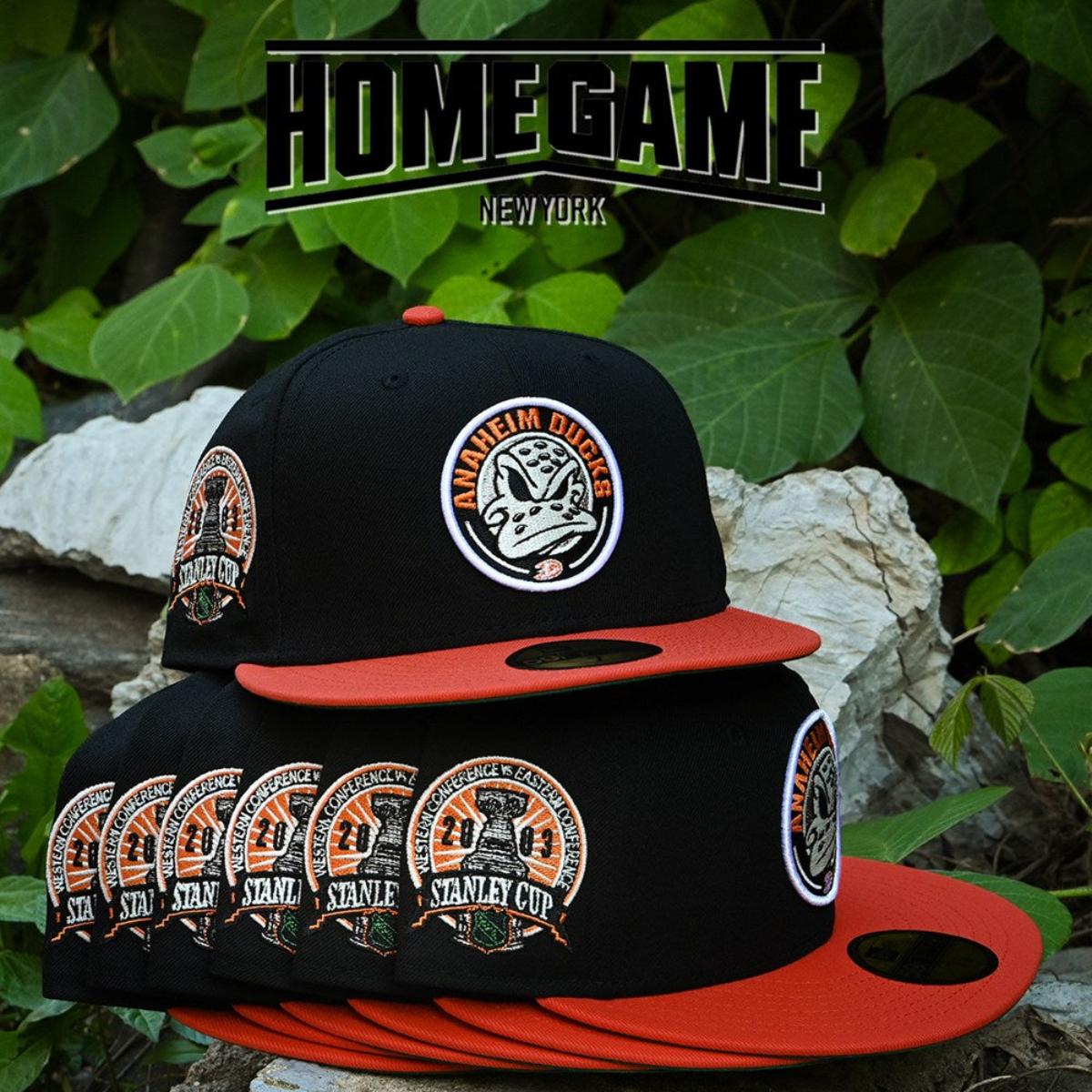 NEW ERA - Anaheim Ducks 59Fifty 2003 Stanley Cup Black/Orange