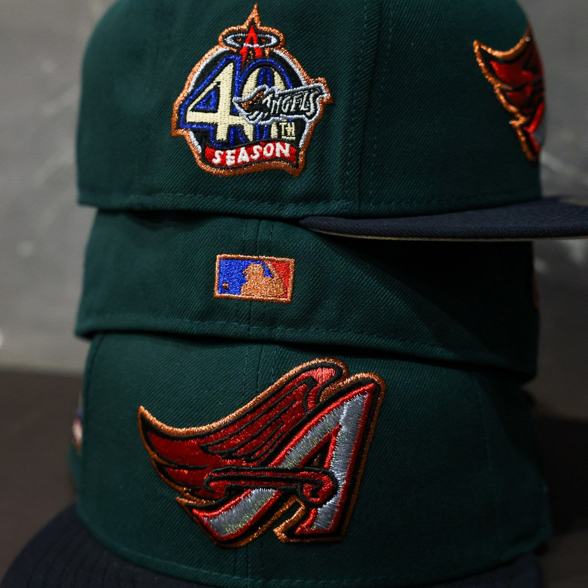 NEW ERA - Los Angeles Angels 59Fifty 40th Season Dark Green/Navy