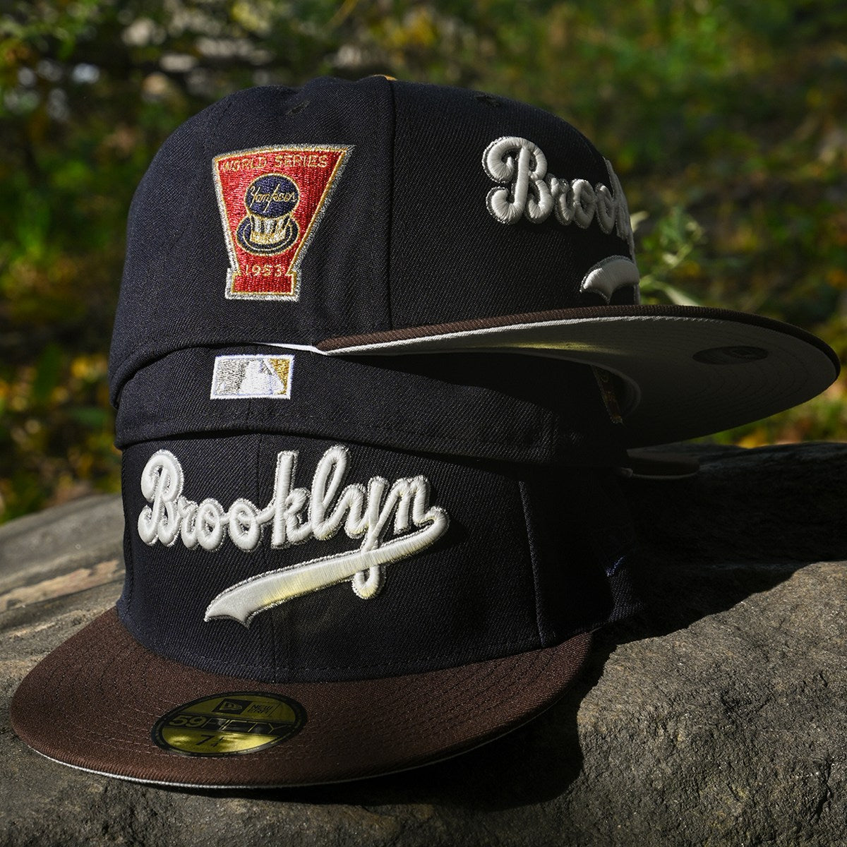NEW ERA - Brooklyn Dodgers 59FIFTY 1953 World Series Navy/Walnut