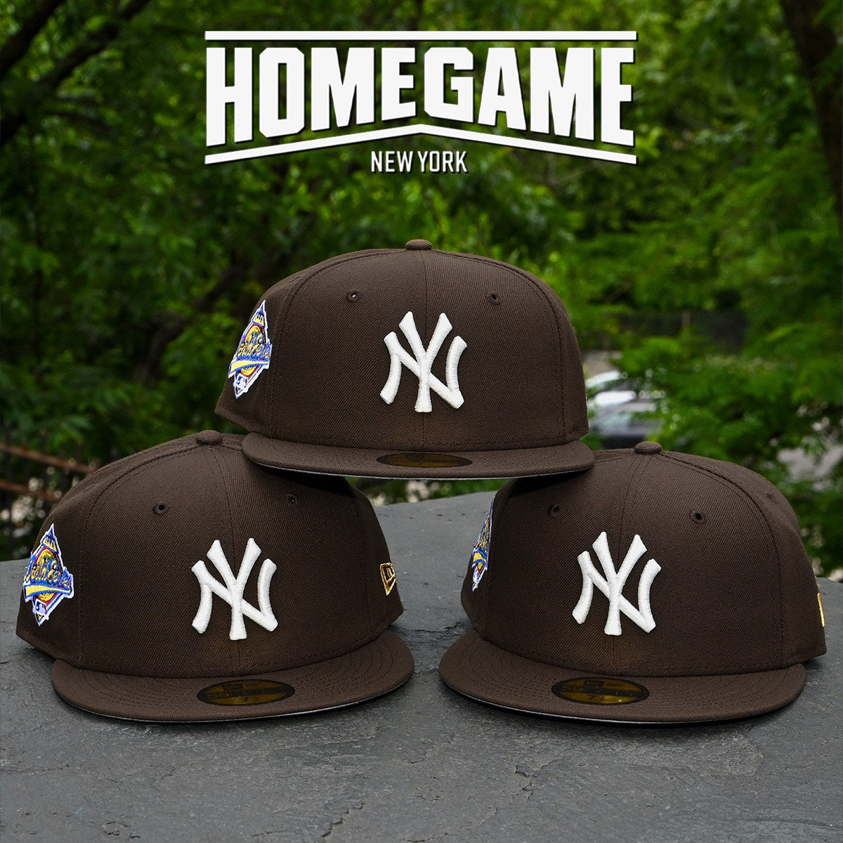NEW ERA - New York Yankees NYCO WORLD SERIES 1996 59FIFTY WALNUTS