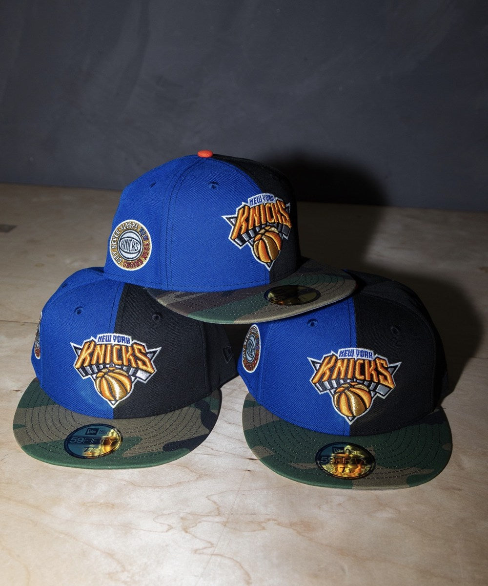 NEW ERA - New York Knicks City Never Sleeps Royal/Black/Woodland Camo