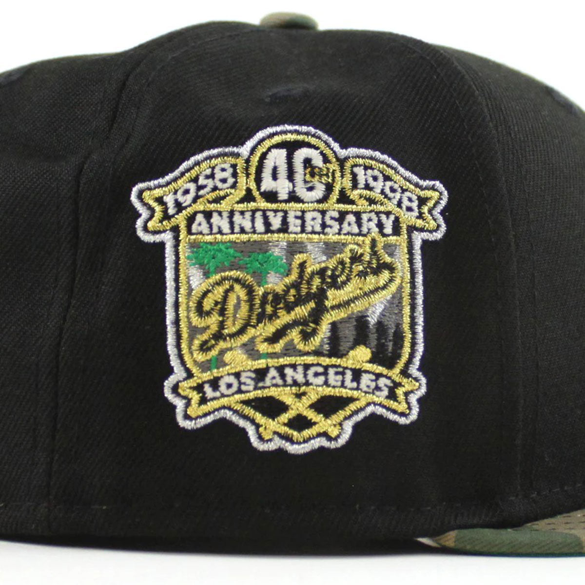 NEW ERA Los Angeles Dodgers - 59FIFTY 40th Anniversary Woodland Camo