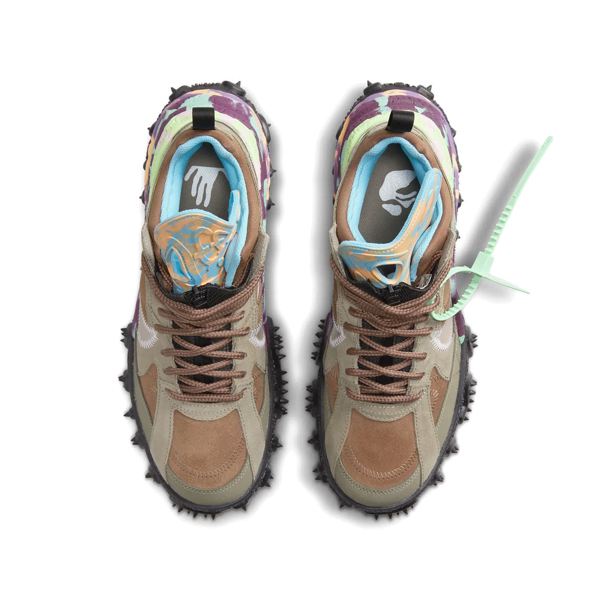 NIKE × OFF WHITE AIR TERRA FORMA ARCHAEO BROWN/CLEAR BLACK ナイキ エアテラフォーマ ×  オフホワイト アーキオブラウン/クリアブラック【DQ1615-200】