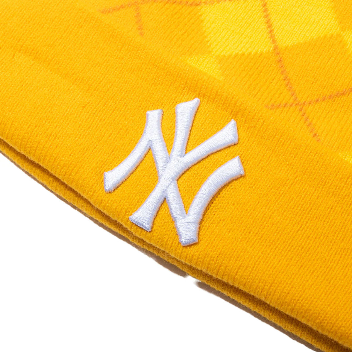 NEW ERA New York Yankees - ARGYLE KNIT YELLOW【13338434】