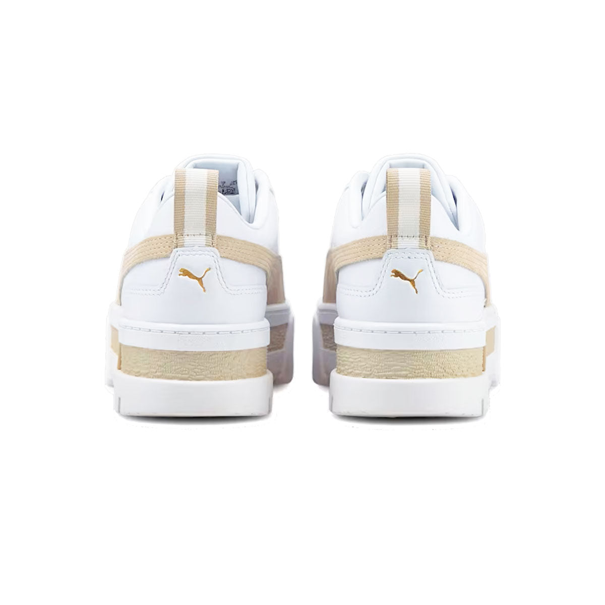 PUMA MAYZE LEATHER WMNS WHITE/BEIGE プーマ メイズ レザー ウィメンズ ホワイト/ベージュ【381983-02】