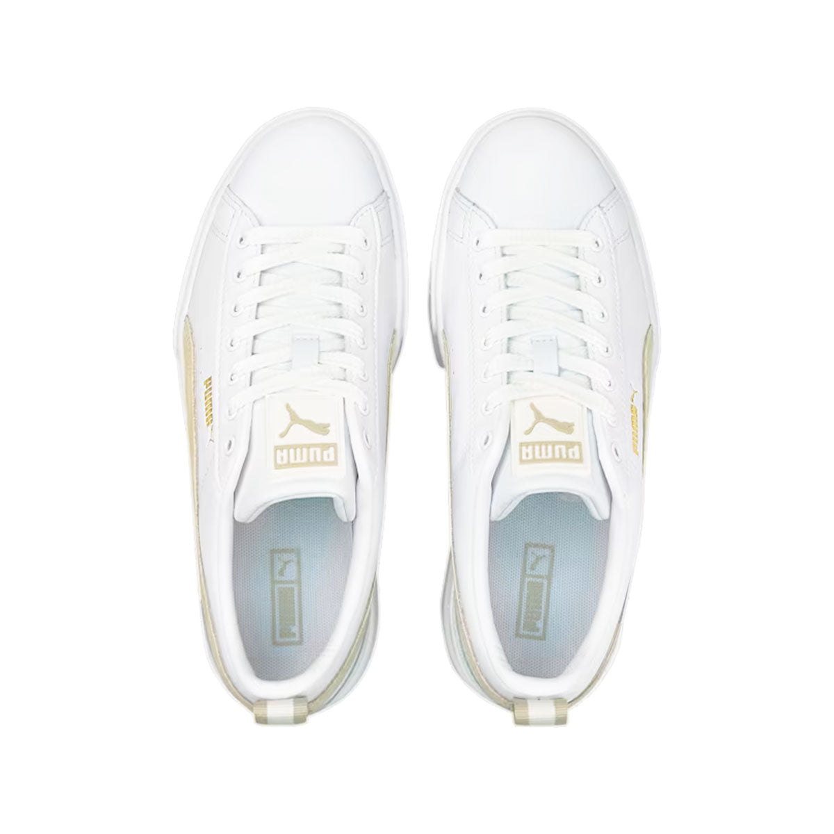 PUMA MAYZE LEATHER WMNS 白色/米色 PUMA MAYZE LEATHER 女士 白色/米色 [381983-02]