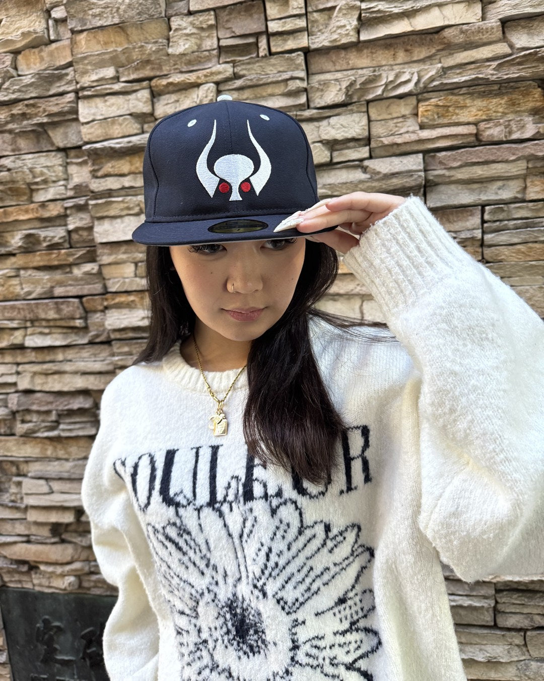 NEW ERA TARO OKAMOTO - 59FIFTY 近鉄バファローズ1978 NAVY【14683821